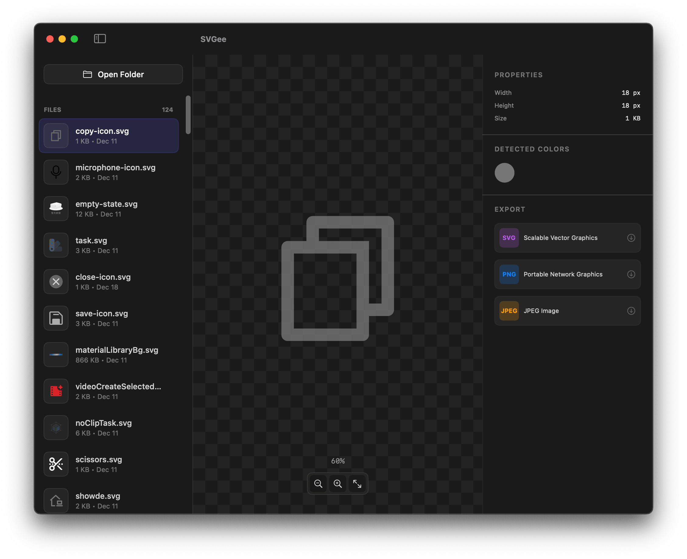 SVGee Main Interface